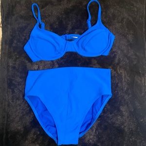 VTG Lands End Cobalt Blue Bikini